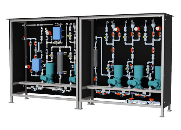 Dosing Skid and Metering Panel